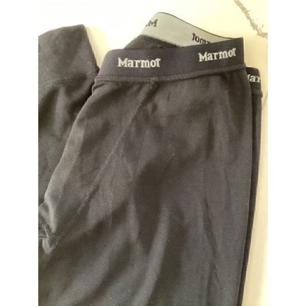 MARMOT Black Mens Under Layer Tights Black XL Hiking Outdoors